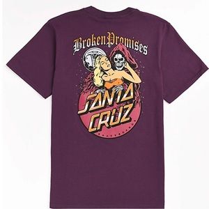 Broken Promises x Santa Cruz Smother Purple T-Shirt